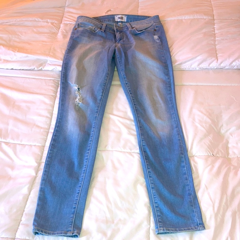 Paige Verdugo light blue jeans in great condition
